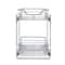Household Essentials Glidez Chrome 2-Tier Cabinet Organizer